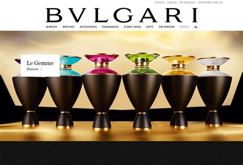 BVLGARI perfume website